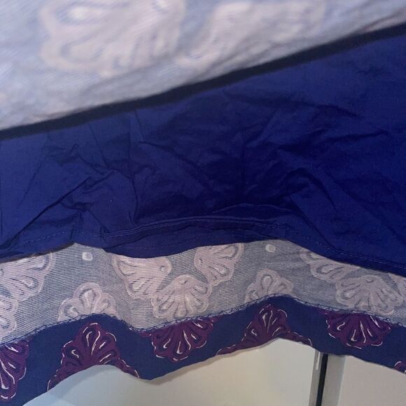 VINEYARD VINES BLUE PURPLE SHELL TUNIC - Picture 5 of 7